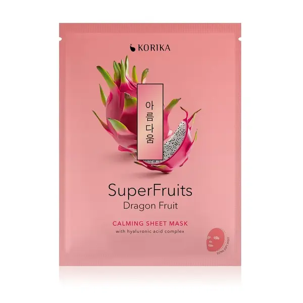 KORIKA SuperFruits Dračí ovoce zklidňující sheet maska 25 g