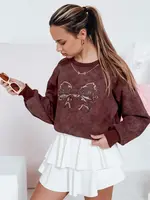 Dámská oversize mikina s tie-dye motivem