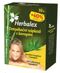 Herbamedicus Detoxikační náplasti s konopím 10 ks + 40 % GRATIS