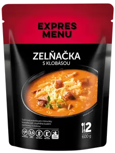 EXPRES MENU Zelňačka s klobásou 600 g (2 porce)