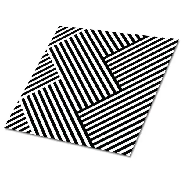 TULUP SAMOLEPICÍ OBKLADY NA STĚNU 9 ks 30x30 cm Geometrické linie