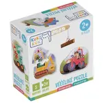 KukiKuk 80060 - Velké puzzle Stavební stroje