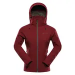 Dámská softshellová bunda s membránou alpine pro hoora 2 červená xl