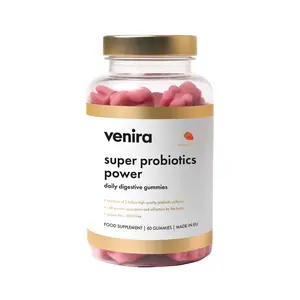 Venira Super probiotics power - daily digestive gummies jahoda 60 ks