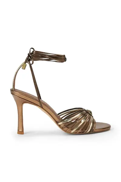 Kurt Geiger London  Lodičky kožené Multi Strap Tie Sandal