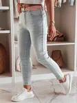Dámské skinny džíny s vysokým pasem