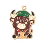 Christmas Alloy Enamel Pendants