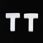 Natural Freshwater Shell Letter Charms