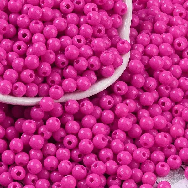 Opaque Acrylic Beads