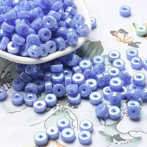 Opaque Colours Luster Glass Seed Beads