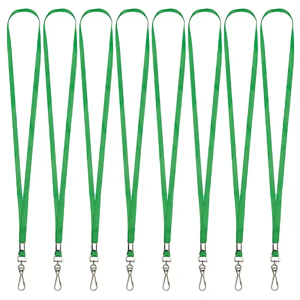 60Pcs Polyester with Iron Name Card Straps
