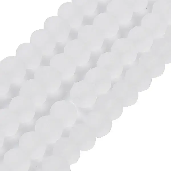 Transparent Glass Beads Strands