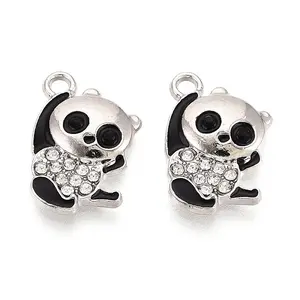 Alloy & Enamel & Crystal Rhinestone Pendants