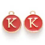 Golden Plated Alloy Enamel Charms