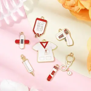 14Pcs 7 Styles Alloy Pendants