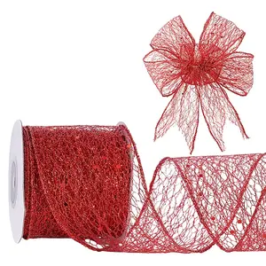 1 Roll Polyester Ribbons with Sequins