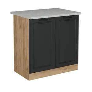 Vicco SKŘÍŇKA POD DŘEZ R-Line Antracitový venkovský dům 80 cm PD Mramor