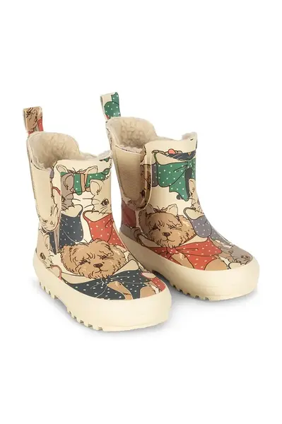 Konges Sløjd  holínky dětské ROI PRINTED RAIN BOOT