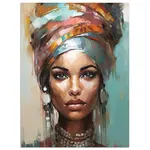MuchoWow PLAKÁT Žena - Umění - Šperky - Portrét 60x80 cm