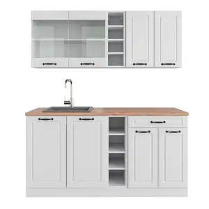 Vicco JEDNOTKOVÁ KUCHYNĚ R-Line Bílý venkovský dům/bílá 160 cm , PD Dub