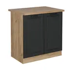 Vicco SKŘÍŇKA POD DŘEZ R-Line Antracitový venkovský dům 80 cm , PD Dub