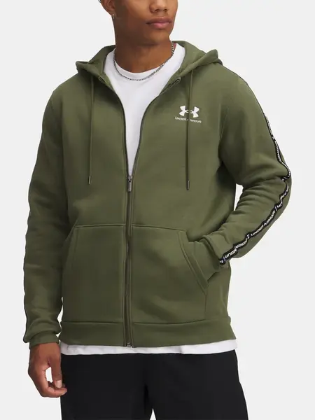 Pánská mikina Under Armour UA Icon Fleece FZ Taping - Pánské