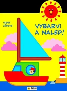 Vybarvi a nalep - Loďka - 2-3 roky (poškozené)