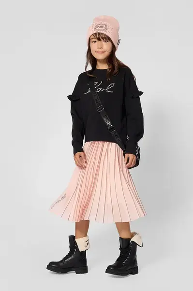 Karl Lagerfeld  mikina detská s bavlnou
