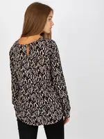 Blouse-D73771M10971AEN-black-beige