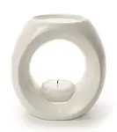 Primavera Keramická aromalampa krémově bílá