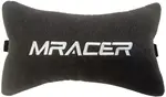 DXRACER Hlavový polštářek Mracer, látkový, šedý