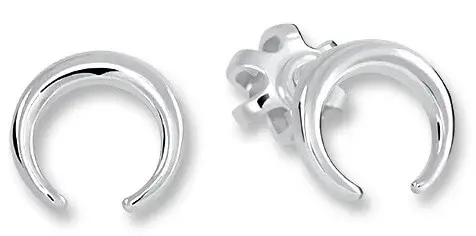 Soliter Stříbrné půlměsíčkové náušnice 431 001 02797 04