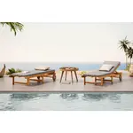 Ambia Garden ZAHRADNÍ LEHÁTKO dřevo, textil