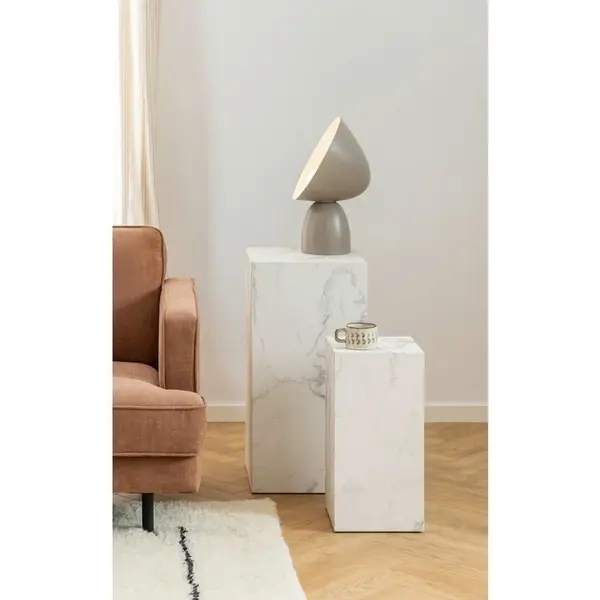 Livetastic SLOUP NA KVĚTINY, šedobílá