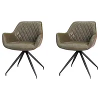 MID.YOU SADA ŽIDLÍ S PODRUČKAMI 2 kusy