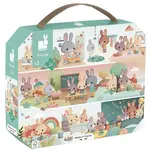 Janod Puzzle v kufríku Môj deň 24 ks