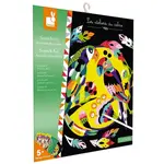 Janod Atelier vyškrabovacie obrázky Zvieratká sveta Sada Mini