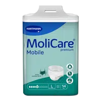 Inkontinenční kalhotky natahovací MoliCare Mobile 5k L 14ks
