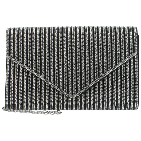 Třpytivá dámská plesová kabelka Moon Mariel, černá