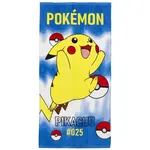 Hravý dětský ručník Pikachu, modrá