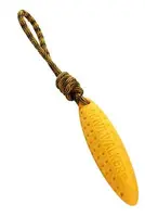 Hračka pes Zeppelin maxi plovoucí z TPR oranžová Kiwi