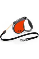 Vodítko Flexi Neon Reflect lanko M 5m/20kg oranžová