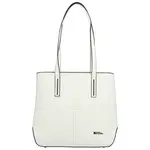 Moderní dámská kabelka na rameno Delami Glimmer, bílá