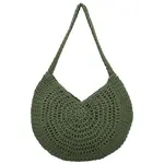 Módní dámská pletená kabelka na rameno Dióna, zelená