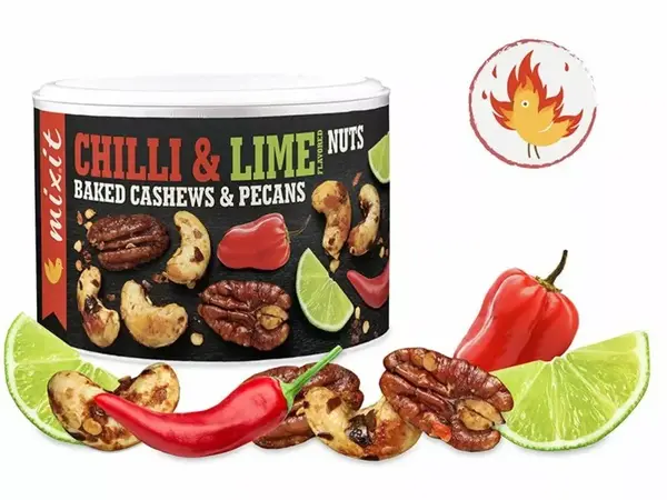 Mixit Oříšky z pece - Habanero chilli a limetka 150g