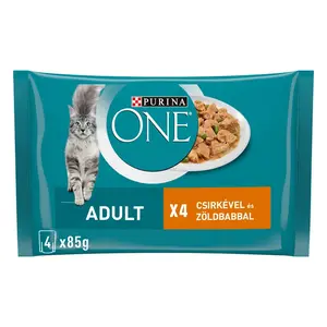 Purina ONE Adult kapsičky pre mačky 4 x 85 g