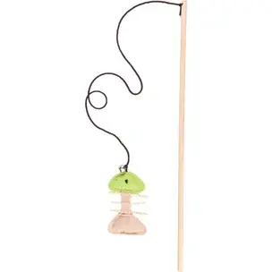 Flamingo škádlítko pro kočky - základný Rybí kost