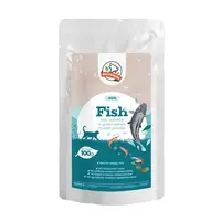 Farkaskonyha ryby, krevety a zelené mušle dušené menu pro dospělé kočky 100 g