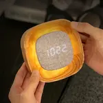 Budík Lumos, více variant - Gingko Varianta: čtverec, jasan