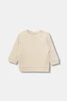 Dětská bavlněná mikina United Colors of Benetton béžová barva, hladká, 3ITEA106H